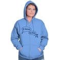 thumbnail image 3 of Pi Be Rational Get Real Math Geek Zip Up Hoodie Men's Women's Brisco Brands 3X, 3 of 6