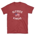thumbnail image 1 of Ulysses Kansas Patriot Men's Cotton T-Shirt, 1 of 1