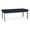 Navy, variant on Newport Reception Waiting 18.5" 2-Seat Bench / Charcoal Steel / Light Gray