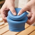 thumbnail image 6 of Portable Foldable Silicone Water Cup for Outdoor Camping and Hiking, 6 oz Travel Drinking Mug, Lightweight Reusable Cup for Easter Gifts and Spring Trip , Pink, 6 of 6