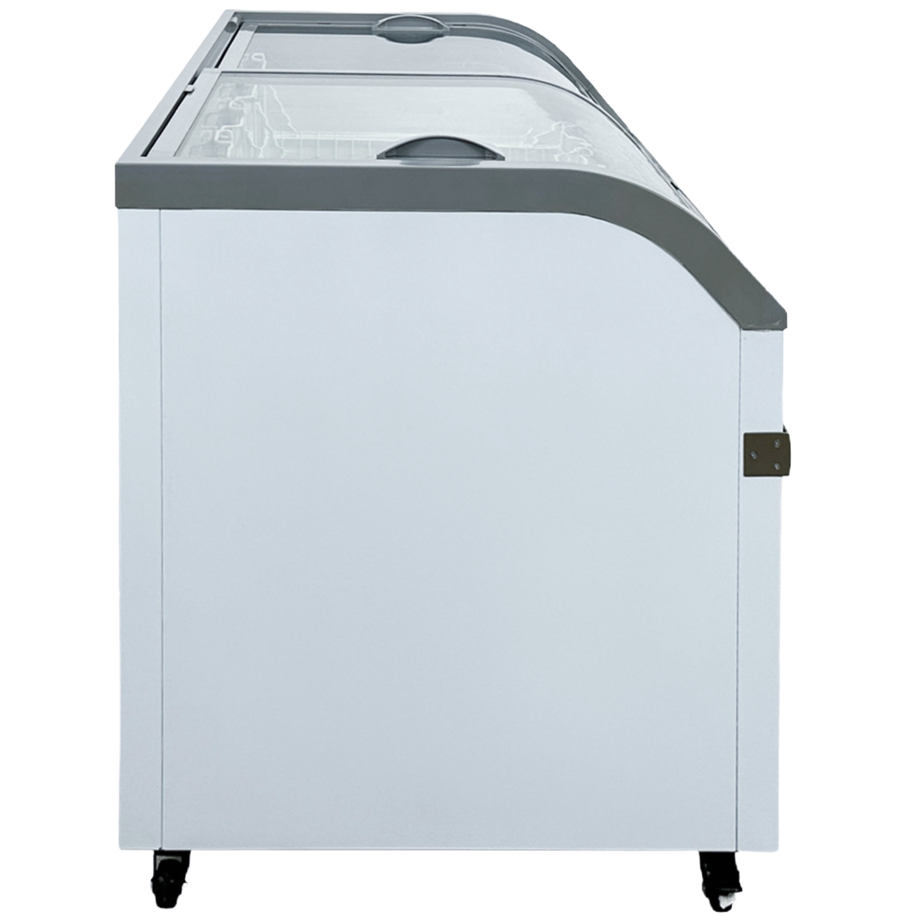 NSF 58 in. Grocery Freezer 13 Cu.Ft. Commercial Freezer Showcase Chest Freezer Display Merchandiser