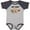 Heather and Navy, variant on Inktastic Nap Champ Cute Sleeping Sloth Boys or Girls Baby Bodysuit