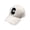 White, variant on Outdoor Berber Fleece Baseball Caps with Embroidery C Letter Casual Hiphop Cycling Duckbill Caps for Boy Girls Unisex