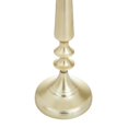 thumbnail image 6 of DecMode Traditional Five Tulip Shaped Candelabra Style Candle Holder, 13"W x 24"H with Aluminum Gold Polished Finish, 6 of 10