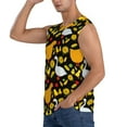 thumbnail image 3 of Lsque Farm Goose Print Men's Cotton Blend Sleeveless Muscle Shirts (S-3XL)- Moisture Wicking, Odor Protection, UPF 30+,X-Large, 3 of 8