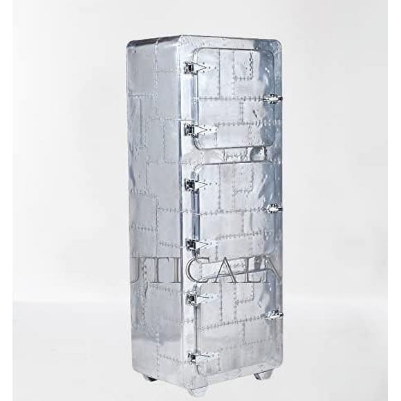 NauticalMart Aviator Fridgey 3 Door Tall LHF Cabinet