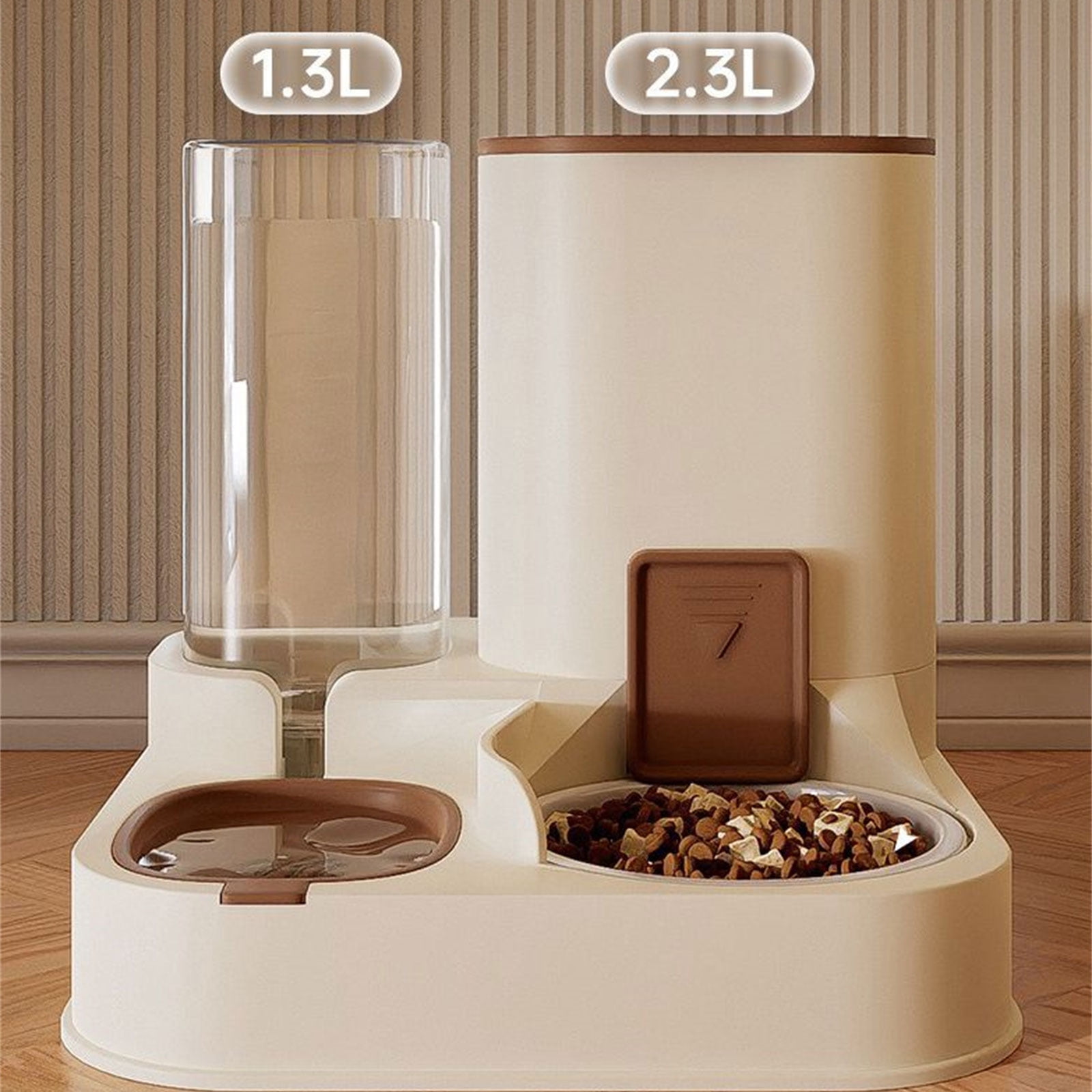 2 in 1 Automatic Pet Feeding Device Dog Large Capacity Cats Feeders and Water Dispenser Pet Supplies for Dogs Cats
