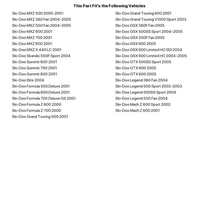 Sports Parts Inc Cross Shaft 04-229-05