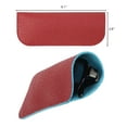 thumbnail image 2 of JAVOedge (5 PACK / 3 PACK) 2 Tone Style Soft Pouch Eyeglass Storage Case w/ Microfiber Eyeglasses Cloth (Mix Colors Set), 2 of 7