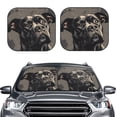 thumbnail image 2 of Vsdgher Vintage Dog Illustration Print Car Windshield Sun Shade, Reflective Sunshade Window Sunshade Sun Visor Protector Fit for Cars,Trucks,SUVs-Small, 2 of 6