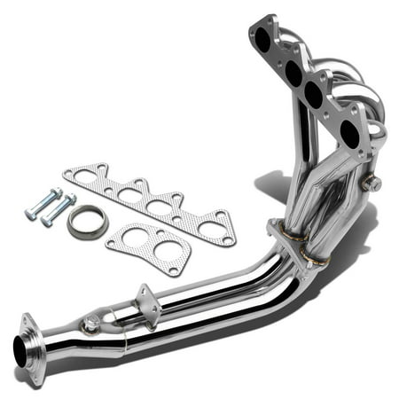 For 1994 to 1997 Honda Accord / Acura CL 4 -2 -1 Stainless Steel Exhaust Header (Chrome) - 5th Gen F22 4CYL CD 95