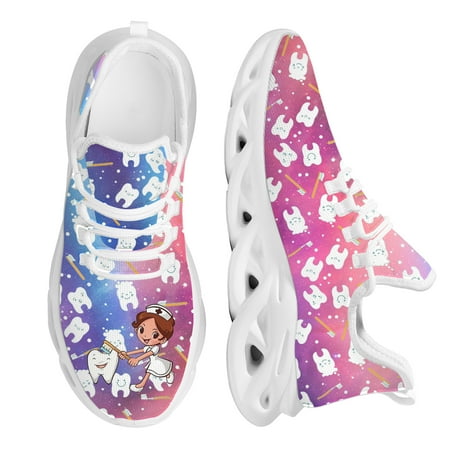 

Kawaii Nurse and Teeth Pattern Ladies Breathable Casual Sports Shoes 2024 Women s Mesh Sneakers Tenis Masculinos