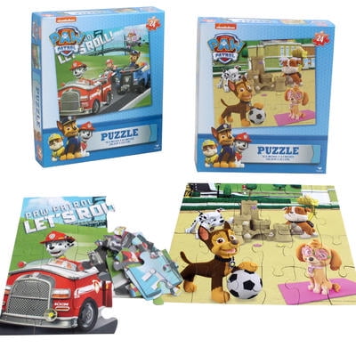 New 213498  Nickelodeon Paw Patrol 24Pc Puzzle - Asst 10.3 (36-Pack) Action Cheap Wholesale Discount Bulk Stationery Action Rectangle Plate
