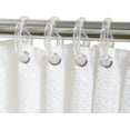 thumbnail image 6 of 144 PCS Clear Plastic Shower Curtain Rings, O-Ring Shower Curtain Hooks, Shower Hooks for Bathroom Rods,Decorative Curtain Hooks with Smooth Glide, No Tools Installation & Rust-Proof Design, 6 of 8