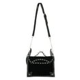 thumbnail image 2 of Gothic Diabolic Horns and Spikes Black Purse, 2 of 7