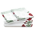 thumbnail image 2 of Homonation Traditional 3-Piece Hand Block Printed 400 TC Cotton King Bed Sheet Set, 2 of 4