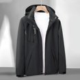 thumbnail image 3 of Sudaderas informales para hombre, camisetas atléticas simples de manga larga, chaqueta fina de una sola capa, ropa holgada para uso diario, 3 of 5