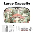 thumbnail image 3 of Mushroom Oxford Fabric Digital Pouch for Electronic Devices, Waterproof Travel Case for Cell Phone Charger, Hard Drive, and Cords - 5.9x9.44x3.14 inches, 3 of 6