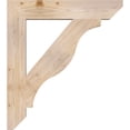 thumbnail image 3 of Ekena Millwork 5 1/2"W x 34"D x 38"H Funston Slat Smooth Bracket, Douglas Fir, 3 of 4