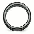 thumbnail image 2 of Edward Mirell Bracelet 8 mm Noir Ti Concave Anodisé Rose Taille 6,5, 2 of 4