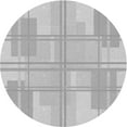 thumbnail image 1 of Ahgly Company Machine Washable Indoor Square Transitional Gunmetal Gray Area Rugs, 3' Square, 1 of 7