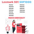 thumbnail image 2 of Printer Pro ™ Compatible 501 (50F1000) Lexmark Black Toner Cartridge - Lexmark Printer MS310/MS312/MS315/MS410/MS415/MS510/MS610, 2 of 4