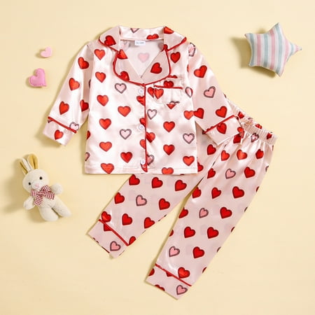 

Toddler Girls Outfit Sets Autumn Winter Long Sleeve Cartoon Prints Tops And Pants 2Pcs Holiday Wear