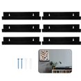 thumbnail image 4 of CNKOO 6Pcs Wall Mount Record Holder Floating Record Display Shelf Acrylic Album Presenting Rack Record Frame for Photos VCD Home Office, 4 of 10
