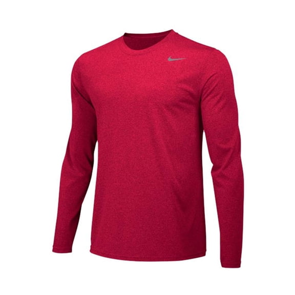 Nike Men's Team Legend Long Sleeve Training Top - University RED/Cool Grey - 727980-657 - SZ. X-Large