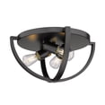 thumbnail image 1 of Golden Lighting 3167-FM15 BLK Support Encastré Colson 15 Pouces en Noir Mat, 1 of 3