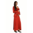 thumbnail image 3 of Maternity Scoop Neck Long Sleeve Maxi Dress, 3 of 3