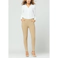 thumbnail image 2 of Conceited Women's Energize Stretch Ultra Soft Ponte Dress Pants with Pockets and Belt Loops, 2 of 6