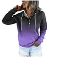thumbnail image 3 of Durtebeua Hoodies for Women Casual Mid weight Hooded Sweatshirt, 3 of 6