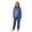 Women1, variant on Family Matching Pajamas Set Blue Spider Superhero Graphic Printed Sleepwear Long Sleeve Top Pants for Holiday Party Night