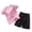 1#Pink, variant on TAmten Toddler Boy Clothes 4T 5T Cute Summer Kids Pattern Short Sleeve T-Shirt and Shorts Cool Short Sets(Blue,11-12 Years)