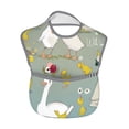 thumbnail image 2 of Hirioo Cute Farm Birds for Baby Waterproof Pocket Bib Adjustable Closed for Babies Toddlers with Large Pocket 6-24Months, 2 of 8