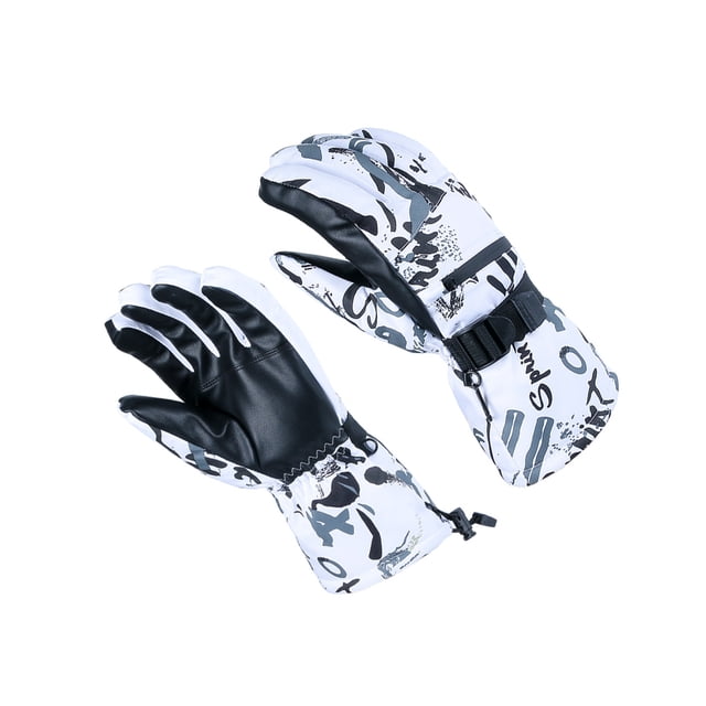 Eigraketly 1 par de guantes impermeables portátiles guantes térmicos con pantalla táctil para montar al aire libre para mochilero senderismo Escalada