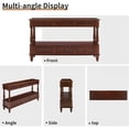 thumbnail image 3 of LKTART 54 Inch Solid Wood Console Table Farmhouse Entryway Table with 6 Drawers and Shelf Narrow Sofa Table Storage for Living Room Hallway Foyer Cherry, 3 of 8