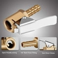 thumbnail image 1 of 1/4inch Brass Tire Inflator Lock on Air Chuck,Mini Air Compressor Tire Inflator Chuck Hose End for Hose Repair-2Pack, 1 of 5
