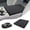 Washable Fabric-Black, variant on KBH Center Console Cover for 2011-2016 Ford F250 F350 F450 Super Duty with Jump Seat Console, Black Leather Armrest Cover Cushion Pad for F250 Accessories Truck Interior