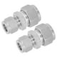 thumbnail image 5 of Adaptador de tubo de compresión Bling Bling 2 piezas Acero inoxidable 304, 5 of 12