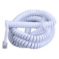 thumbnail image 2 of Monster Just Hook It Up 12 ft. L White Telephone Handset Coil Cord, 2 of 2