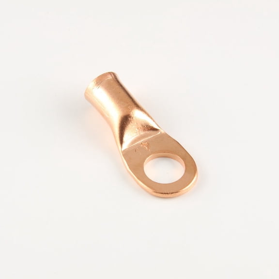 4 Ga. 3/8" Stud Copper Lugs - (Pack of 10)