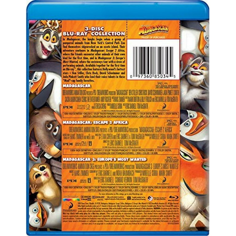 Madagascar: The Complete Collection (Blu-ray Set) [Blu-ray