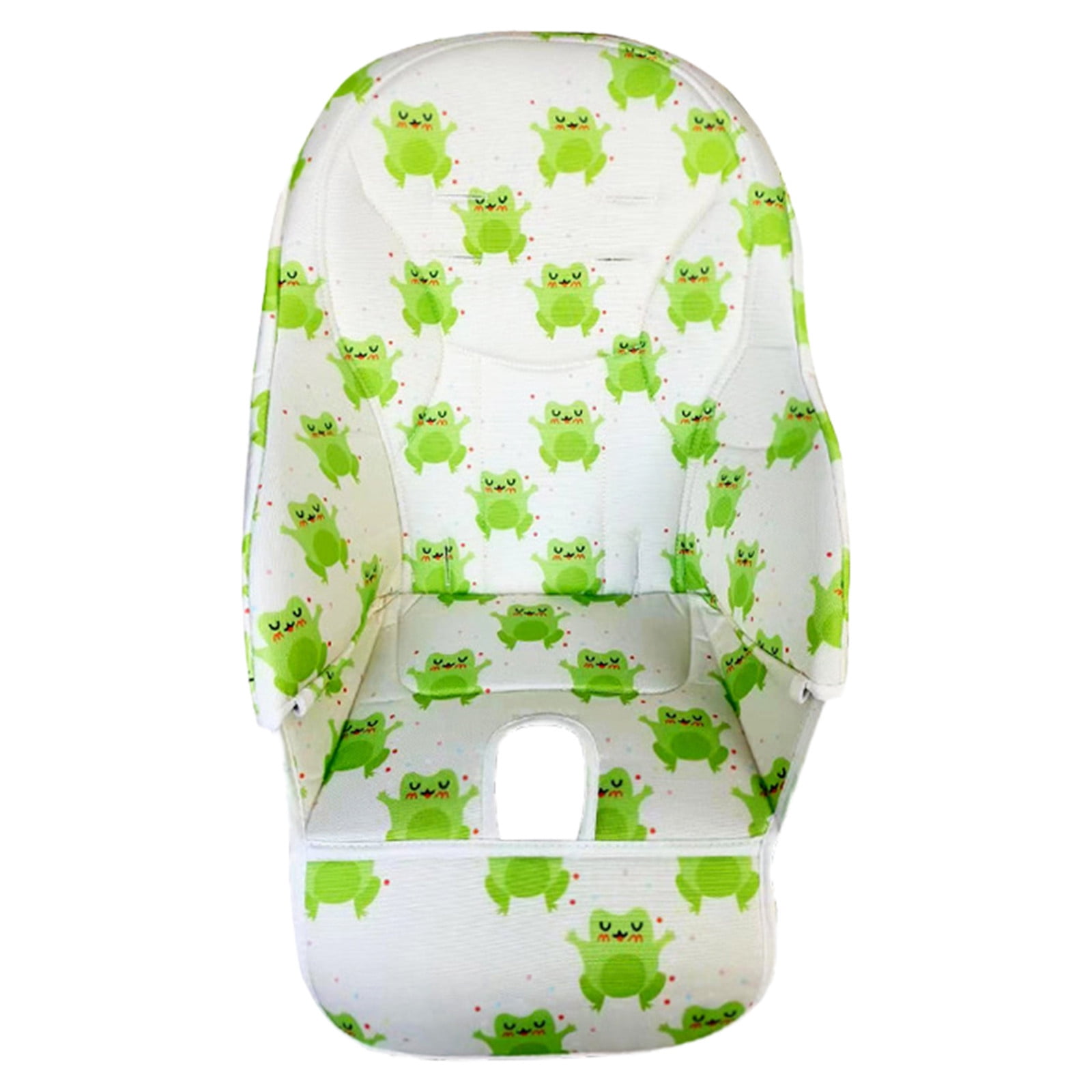 VMWMSSR Cartoon Print High Chair Seat Cushion Soft Padded Replacement Highchair Liner Wipeable Stain Resistant Child Dining Chair Pad For Standard Child High Chairs(Frog-18.11 )