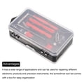 thumbnail image 4 of Unique Bargains 115 in 1 Magnetic Precision Screwdriver Set Electronics Repair Tools Kit for Cellphone Mobile Phone Laptop PC, Red, 4 of 4