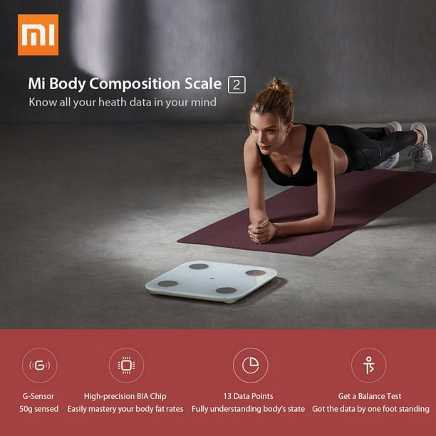 New Xiaomi Mi Body Composition Scale 2 Smart Fat Weight Health Scale BT 5.0 Balance Test 13 Body