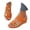 A-Orange14, variant on Women's Slippers Sleek Open Toe Wedge Heel Slide Sandals PU Upper Arch Support Summer Casual Stylish Beach Footwear