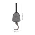 thumbnail image 2 of WRITWAA 1Pc Flexible Car Hook Silver Rhinestone Seat Hook for Car Back Seat Organizer, 2 of 7