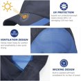 thumbnail image 3 of czcpp-Quick Dry Baseball Cap Mens, 2 Packs UV Protection Lightweight Running Sport Caps Hat for Hiking Golf Camping Fishing, 3 of 4